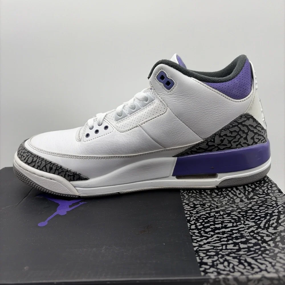 Size 11.5 - Jordan 3 Retro Mid Dark Iris (CT8532-105)